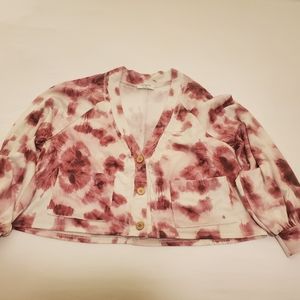 Over sized cropped sweater #63